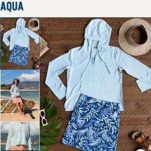 Rip Skirt Sun Hoody. Never worn, brand new condition. Size small. UPF 50